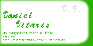 daniel vitaris business card